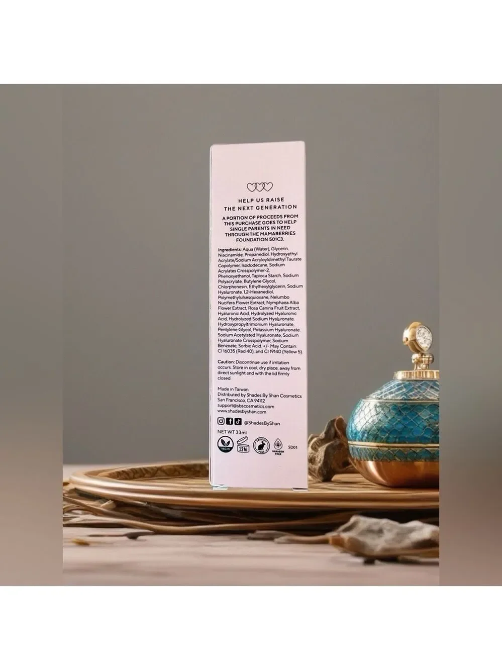 NIB Shades BY Shan The Pore Diffusing Primer